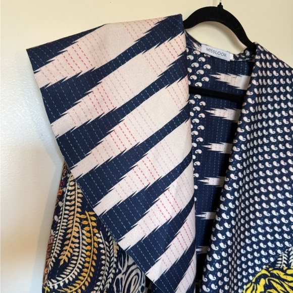 NWOT MISSLOOK Cotton Polyester Sleeveless Multicolor  Vest in Size 2XL - Picture 2 of 12